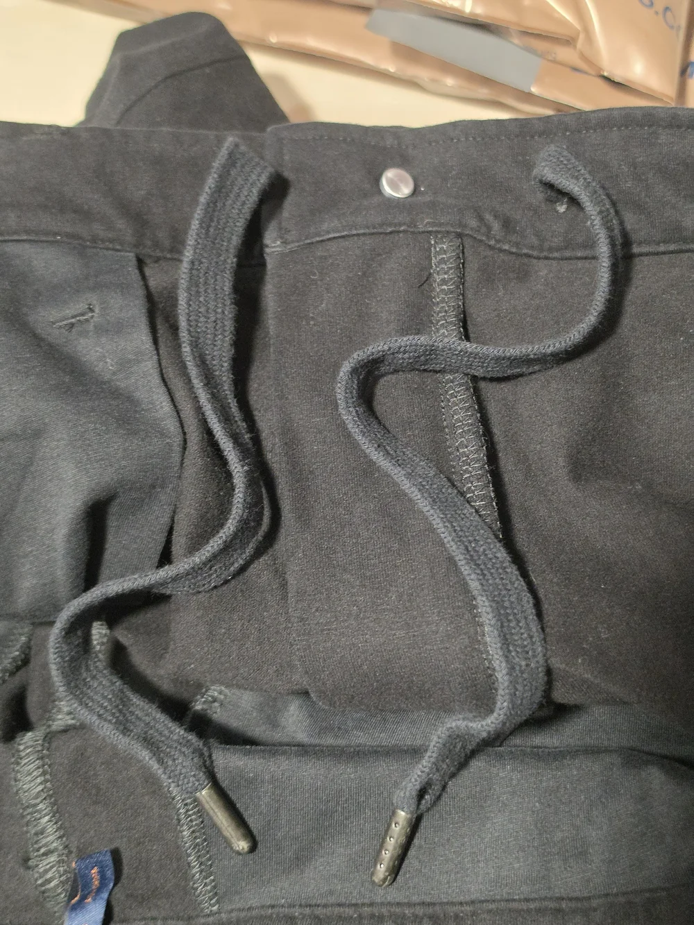 Good Man Brand Black Cotton Blend Forward 5-Pocket Flex Pro Jersey Pant Large